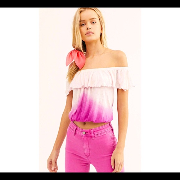 FREE PEOPLE Coral Lee Crop Top - Picture 4 of 11